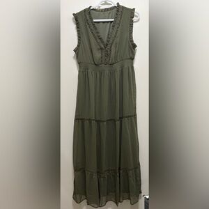 Olive Maxi dress for Women